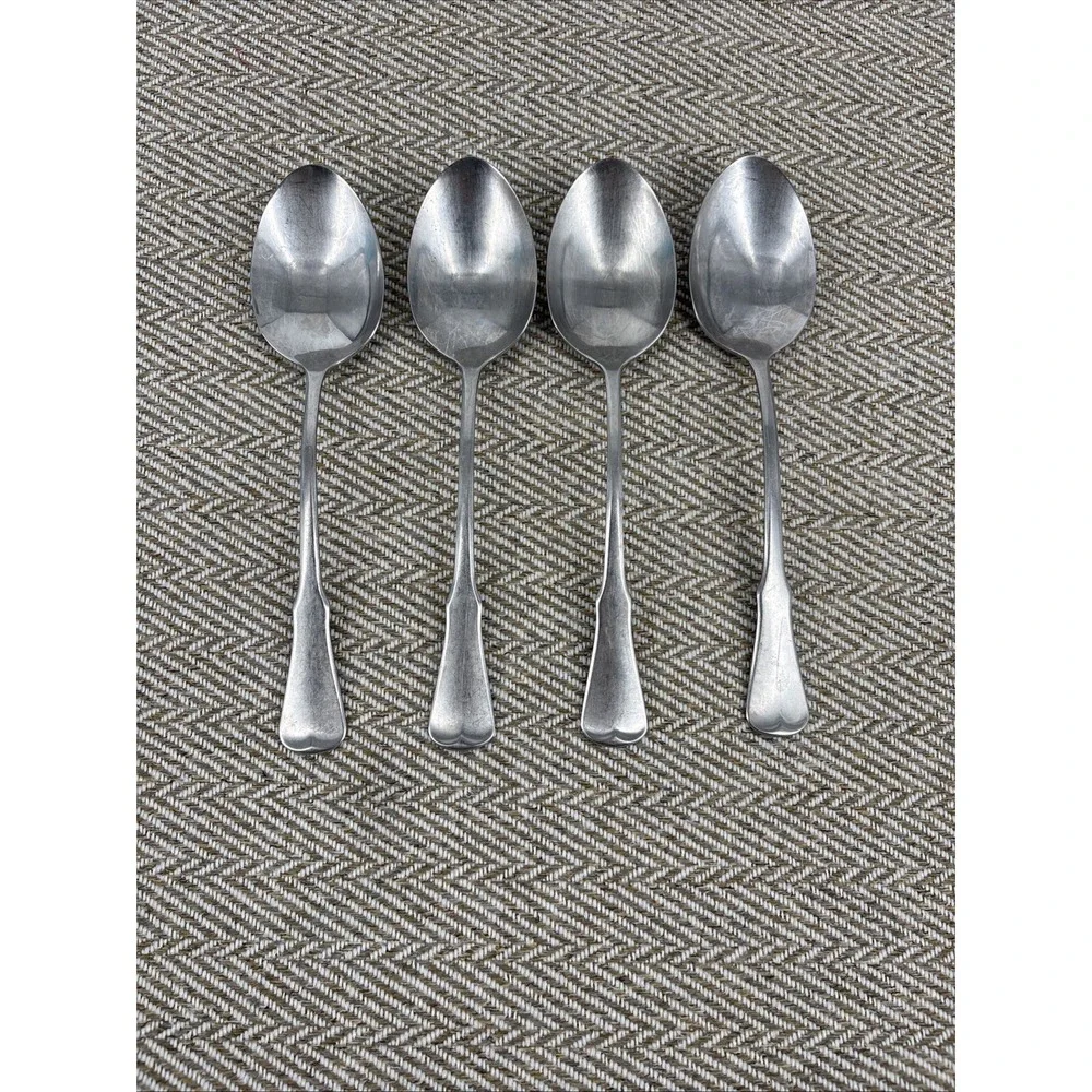 Oneida Patrick Henry Set of 4 Serving Spoons Community Stainless Flatware Lot